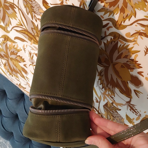 Zadig and Voltaire green suede bowling bag, small - Picture 2 of 8